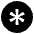 Asterisk Emoji from EmojiTwo Black Set