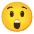 Astonished Face Emoji from Noto Emoji Set