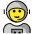 Astronaut Emoji from OpenMoji Set