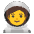 Astronaut Emoji from Noto Emoji Set