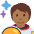 Astronaut Medium Dark Skin Tone Emoji from Twemoji Set