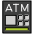 Atm Sign Emoji from OpenMoji Set
