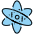 Atom Symbol Emoji from OpenMoji Set