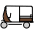 Auto Rickshaw Emoji from OpenMoji Set