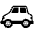 Automobile Emoji from EmojiTwo Black Set