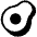 Avocado High Contrast Emoji from Fluent Emoji High Contrast Set