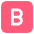 B Button Blood Type Emoji from EmojiTwo Colors Set