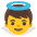 Baby Angel Emoji from Noto Emoji Set