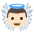 Baby Angel Light Skin Tone Emoji from EmojiTwo Colors Set