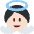 Baby Angel Light Skin Tone Emoji from Twemoji Set