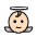 Baby Angel Light Skin Tone Emoji from OpenMoji Set
