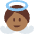 Baby Angel Medium Dark Skin Tone Emoji from Twemoji Set