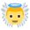 Baby Angel Emoji from EmojiTwo Colors Set