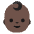 Baby Dark Skin Tone Emoji from Noto Emoji Set