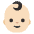Baby Light Skin Tone Emoji from Noto Emoji Set