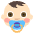 Baby Light Skin Tone Emoji from EmojiTwo Colors Set