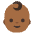 Baby Medium Dark Skin Tone Emoji from Noto Emoji Set