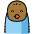Baby Medium Dark Skin Tone Emoji from OpenMoji Set