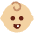 Baby Medium Light Skin Tone Emoji from Twemoji Set