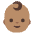 Baby Medium Skin Tone Emoji from Noto Emoji Set