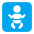 Baby Symbol Flat Emoji from Fluent Emoji Flat Set