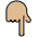 Backhand Index Pointing Down Medium Light Skin Tone Emoji from OpenMoji Set