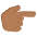 Backhand Index Pointing Right Medium Dark Skin Tone Emoji from EmojiTwo Colors Set