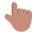 Backhand Index Pointing Up Flat Medium Emoji from Fluent Emoji Flat Set