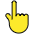 Backhand Index Pointing Up Emoji from OpenMoji Set