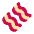 Bacon Flat Emoji from Fluent Emoji Flat Set