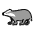 Badger Emoji from OpenMoji Set