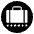 Baggage Claim Emoji from EmojiTwo Black Set