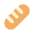Baguette Bread Flat Emoji from Fluent Emoji Flat Set
