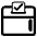 Ballot Box With Ballot High Contrast Emoji from Fluent Emoji High Contrast Set