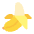 Banana Flat Emoji from Fluent Emoji Flat Set