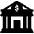 Bank High Contrast Emoji from Fluent Emoji High Contrast Set