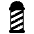 Barber Pole Emoji from EmojiTwo Black Set