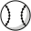 Baseball Emoji from OpenMoji Set