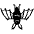 Bat Emoji from EmojiTwo Black Set