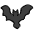 Bat Emoji from OpenMoji Set