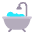 Bathtub Flat Emoji from Fluent Emoji Flat Set
