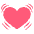 Beating Heart Emoji from EmojiTwo Colors Set
