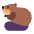 Beaver Flat Emoji from Fluent Emoji Flat Set