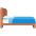 Bed Emoji from Noto Emoji Set