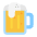 Beer Mug Flat Emoji from Fluent Emoji Flat Set