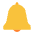 Bell Flat Emoji from Fluent Emoji Flat Set