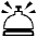 Bellhop Bell Emoji from EmojiTwo Black Set