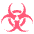 Biohazard Emoji from EmojiTwo Colors Set