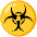 Biohazard Emoji from Noto Emojis Set