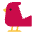 Bird Flat Emoji from Fluent Emoji Flat Set